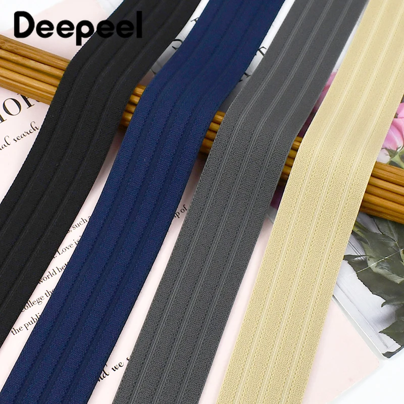 

5/10Meters 4cm Color Elastic Band Rubber Stretch Strap Hair Bands for Clothes Skirt Belt Elastics Shoelaces DIY Sewing Accessory