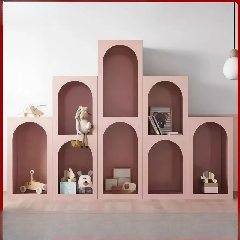 Bookcase Bookshelf Bookcase Piano Paint Multifunctional Locker Decorative Cabinet Entrance Cabinet Display Cabinet