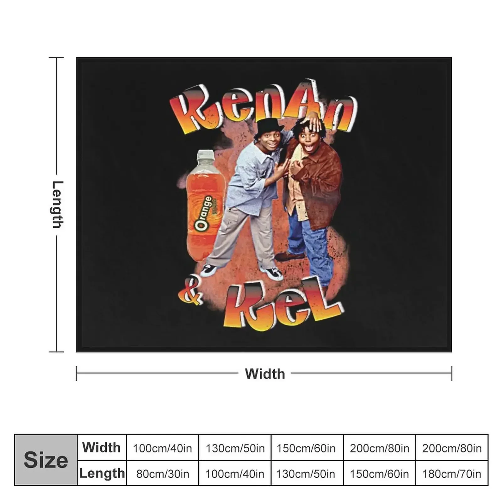 Kenan and Kel T-Shirt Throw Blanket Baby Retros Decorative Sofa Thin Blankets