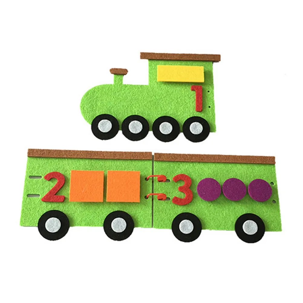

Children's Felt Non-Woven Decor Educational Math Learning Tool for Kids Room Wall Glass Interior Design Gift Decoration