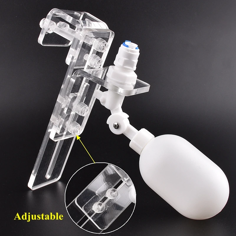 8 Types Aquarium Fish Tank Automatic Water Replenishment Bracket Water Dispenser Float Valve Aquaculture Water Level Controller