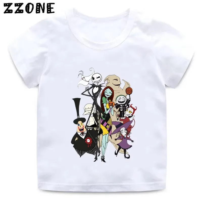 �The Nightmare Before Christmas“ – Jack Skellington – Halloween-Motiv – Kinder-T-Shirts, lustige Mädchenkleidung, Jungen-T-Shirts, Baby-Oberteile, ooo5901. – Detail 4