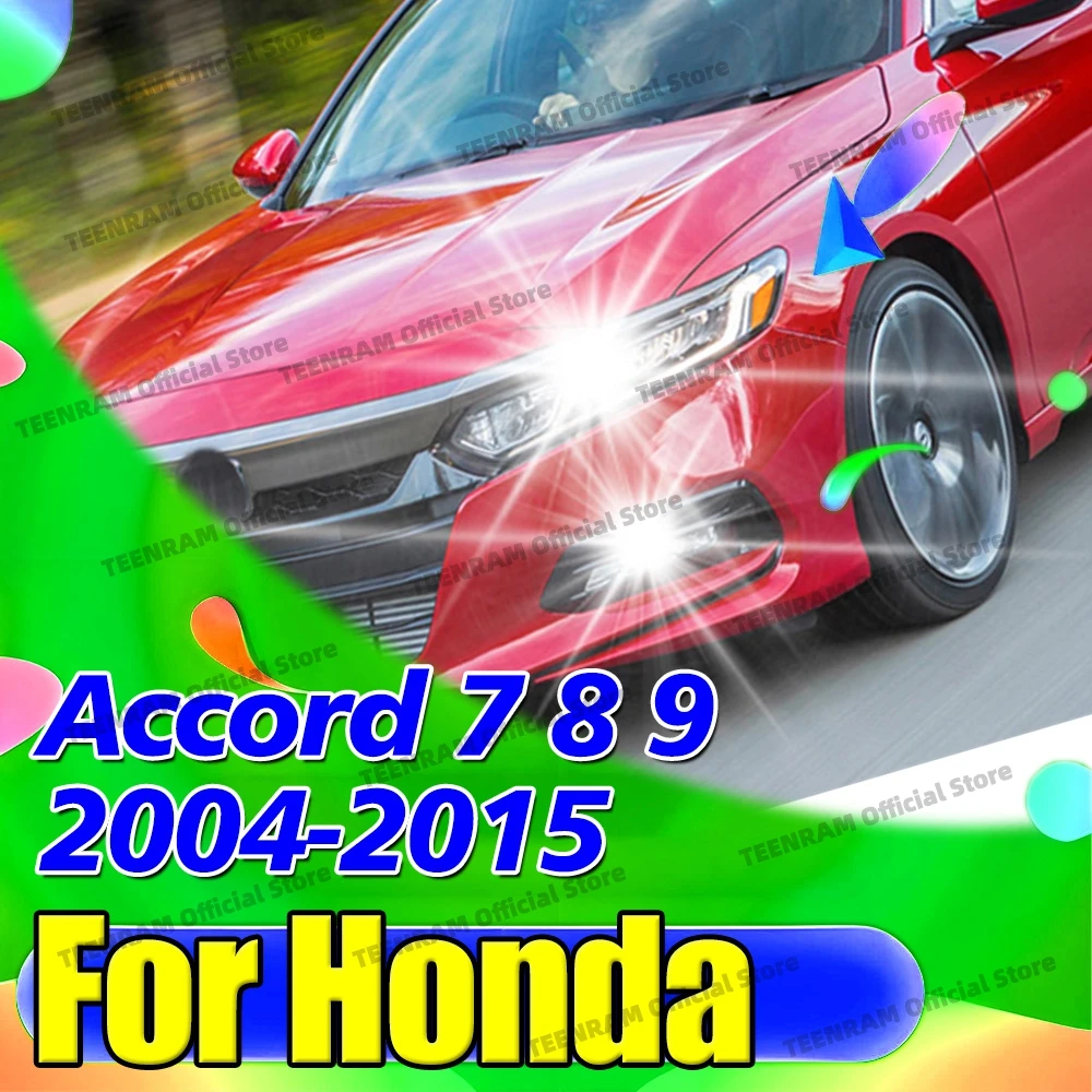 

2x LED Front Fog Light Bulb For Honda Accord 7 8 9 2004-2016 2005 2006 2007 2008 2009 2010 2011 2012 2013 Auto Lamps Accessories