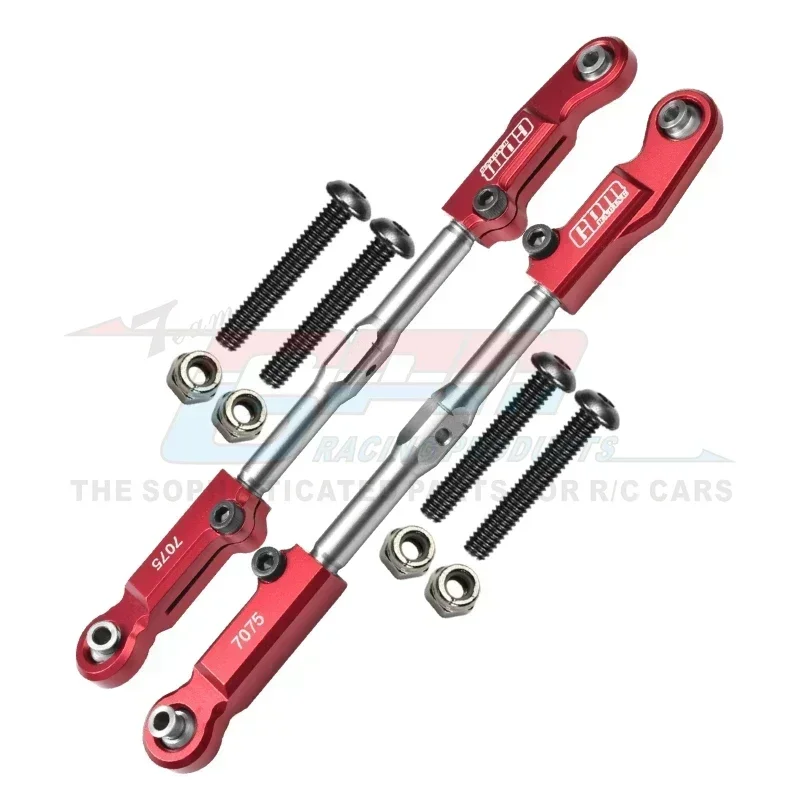GPM voor ARRMA 1/7 FIRETEAM BIG ROCK 1/8 Kraton Outcast TALION 6S Metalen Achter Bovenarm Steering Trekstang links AR 330221   AR 330230