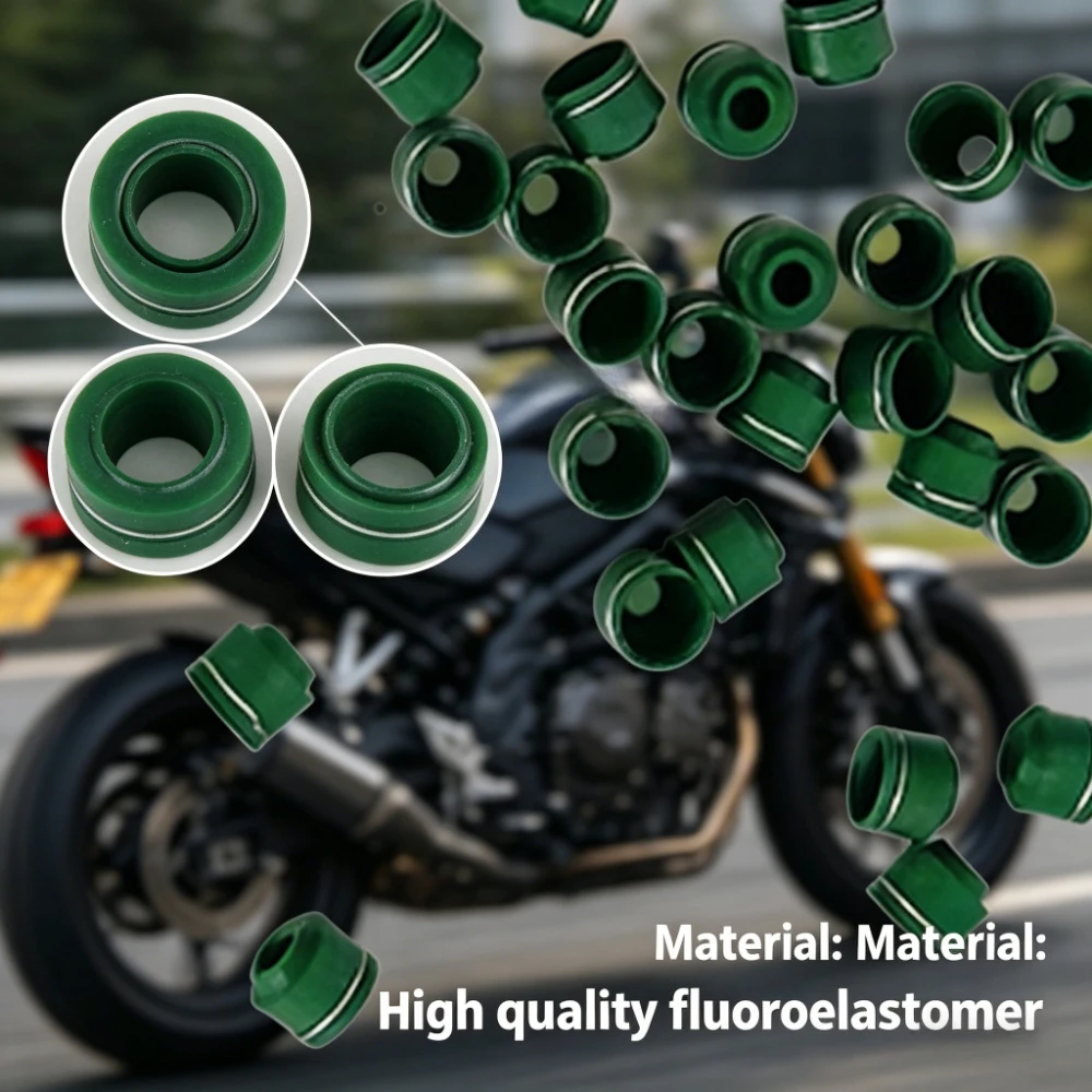 

4mm Motorcycle Engine Intake Exhaust Valve Oil Seal for Suzuki Lets4 Lets5 Address Ⅴ50 V50G Let's 4 5 4T 50cc