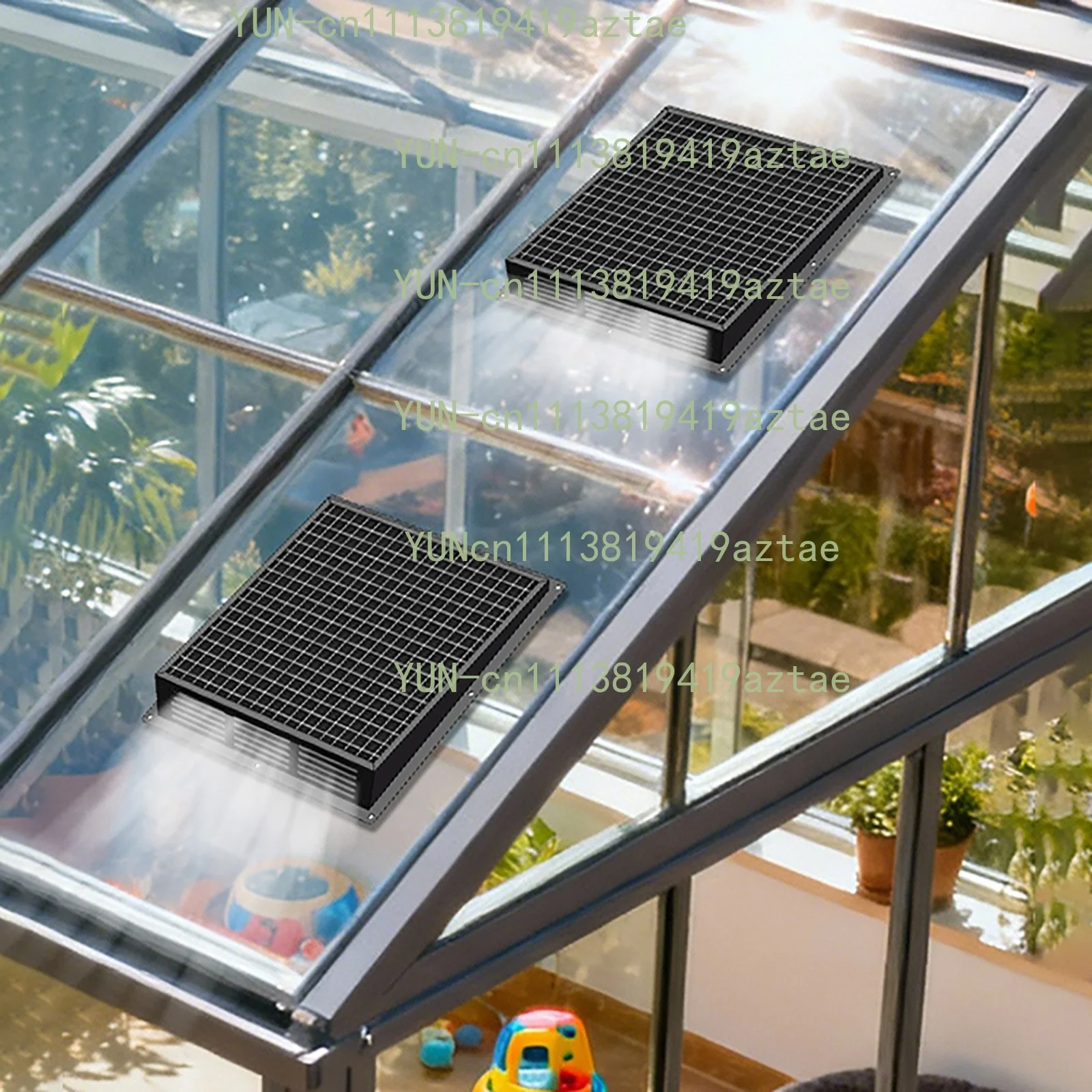 Solar Energy Saving Wall Mounted All in One Ventilator Universal Attic Pipe Container Roof Exhaust Fan