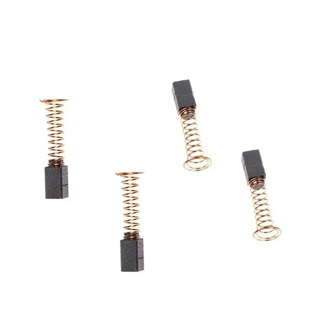 Power Tools Carbon Brush 4Pcs For Electric Motor Jade Engraving Metal 4.8*5.5*7.3mm For 200/4000 Drill