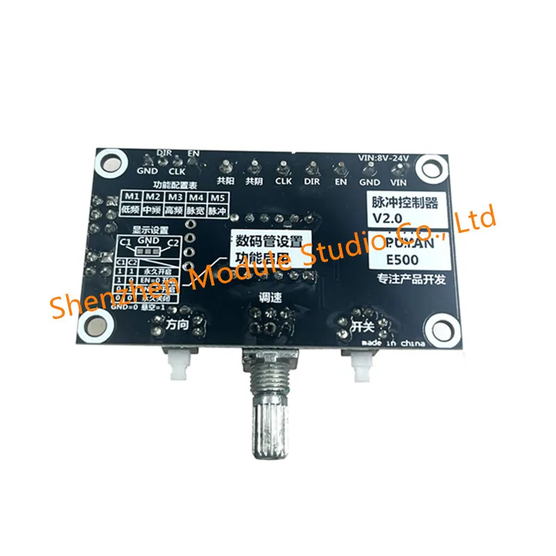 12V 24V Stepper Motor Driver Controller Pulse Pwm Signal Generate Module Motor Speed Frequency Direction Control