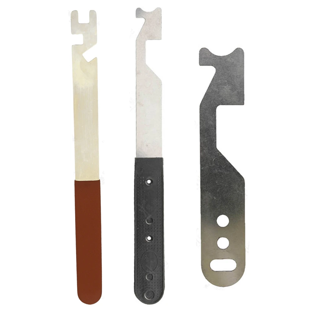 1PC Fingerprint Lock Blade Locksmith Repair Tool Electronic Lock Door Handle Panel Auxiliary Repair Stainless Steel Blade