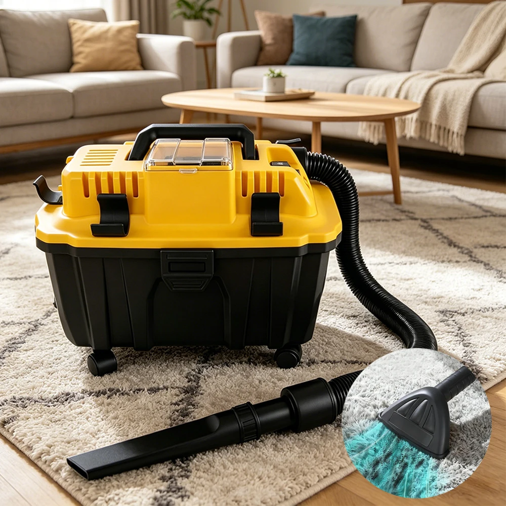 2 IN 1 Blow & Suction Vacuum Cleaner High Power Brushless Wet Dry Cordless Vacuum Portable Cleaner Compatible For DeWALT Battery