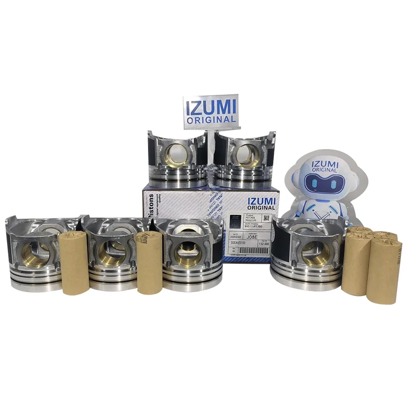 IZUMI Engine Rebuild Parts J08E J08C J05E P11C W04D EH700 E13C Cylinder Repair Kit PISTON LINER KIT for HINO Engine