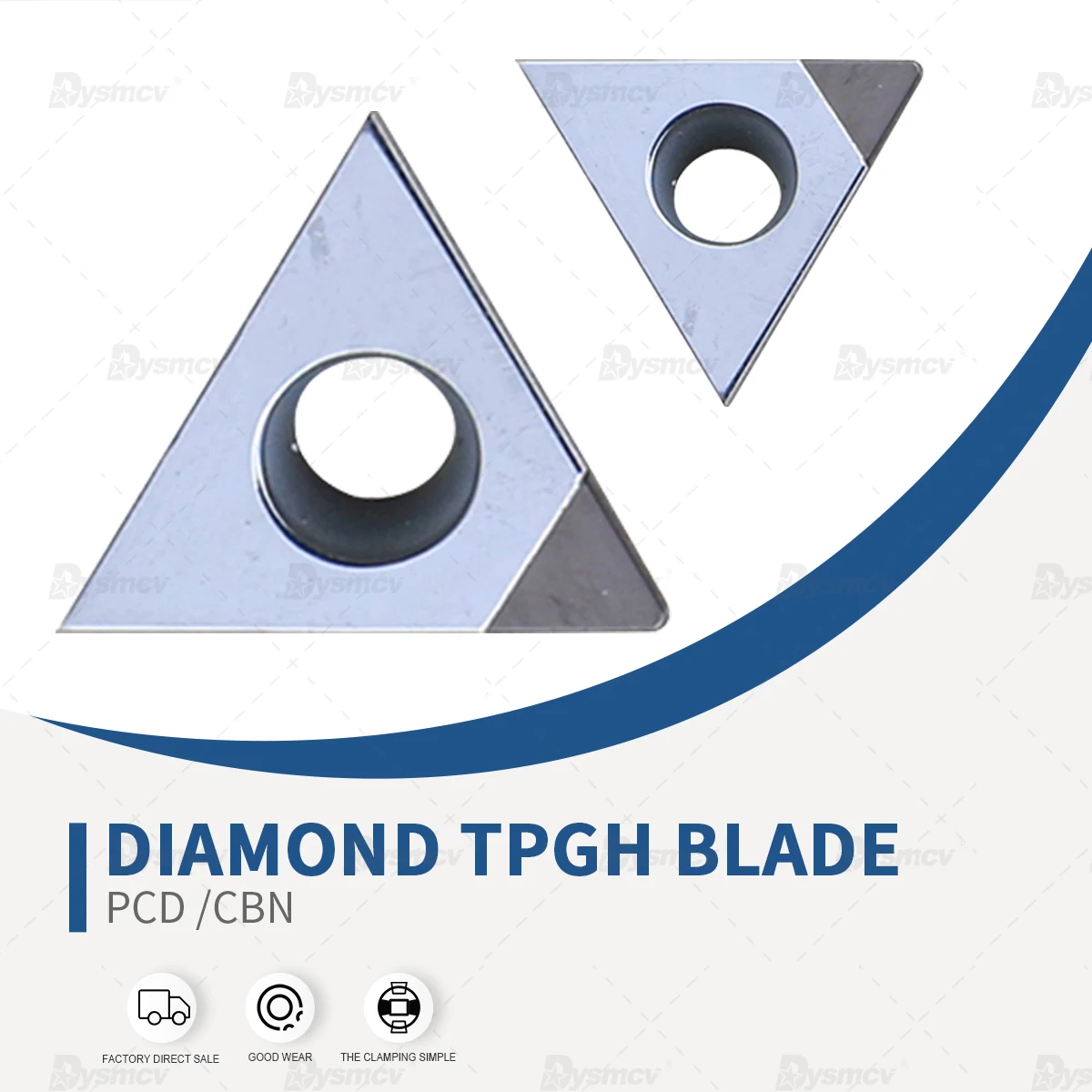 TBGT060102 TPGT080204 TPGT090202 TPGT110302 TCGW110202 Diamond Inner Hole Inserts PCD CBN Lathe Boron Nitride Blade Turning Tool