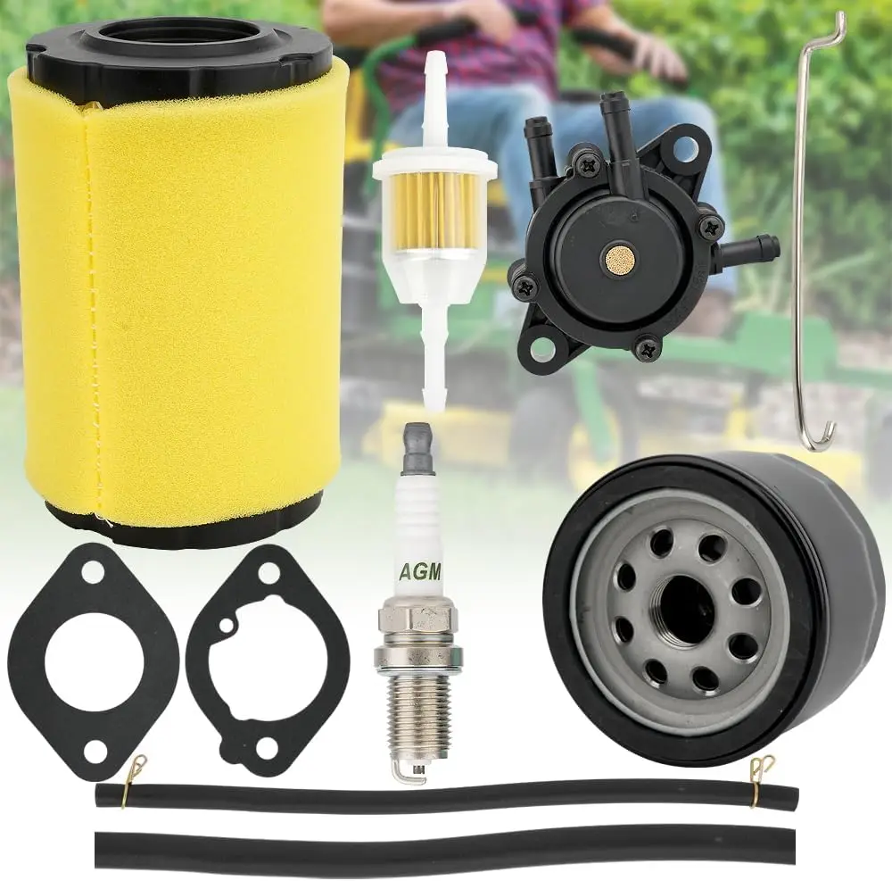 AUC14748 Z335E Carburetor with Tune Up Kit for John Deere Z255 Z335M Z315E Z335E Z345M Z345R Z355E ZTrak Mower Replaces for