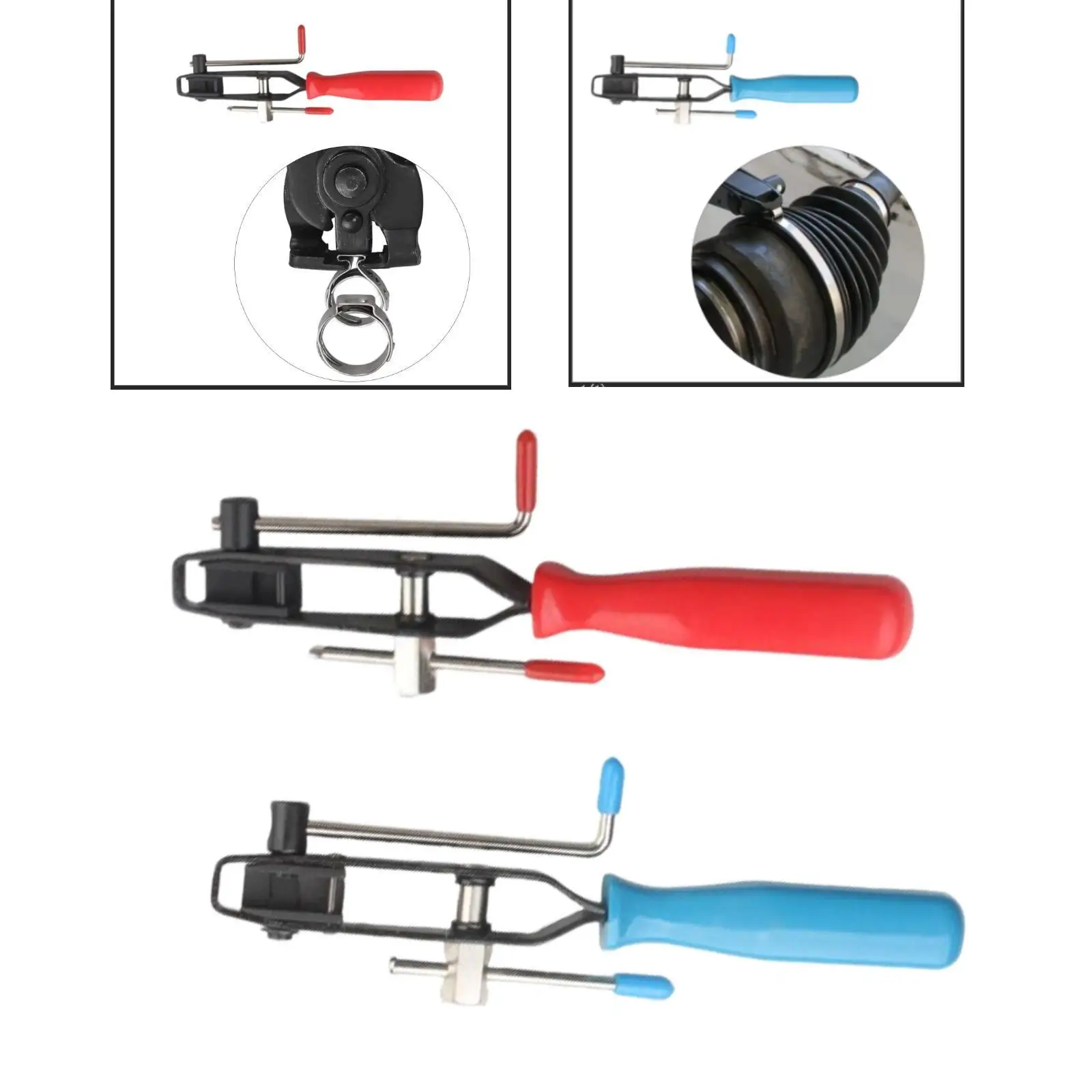 CV Joint Boot Clamp Banding Tool Premium Gemakkelijk te gebruiken Veelzijdig Slijtvast Voertuiggereedschap Spansleutel voor koelsysteem