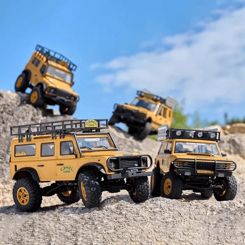 Modèle de simulation de véhicule tout-terrain, FMS 1/24 FCX24M Camel Cup, RC Land Rover Defender 90/110, première génération Range Rover Discovery