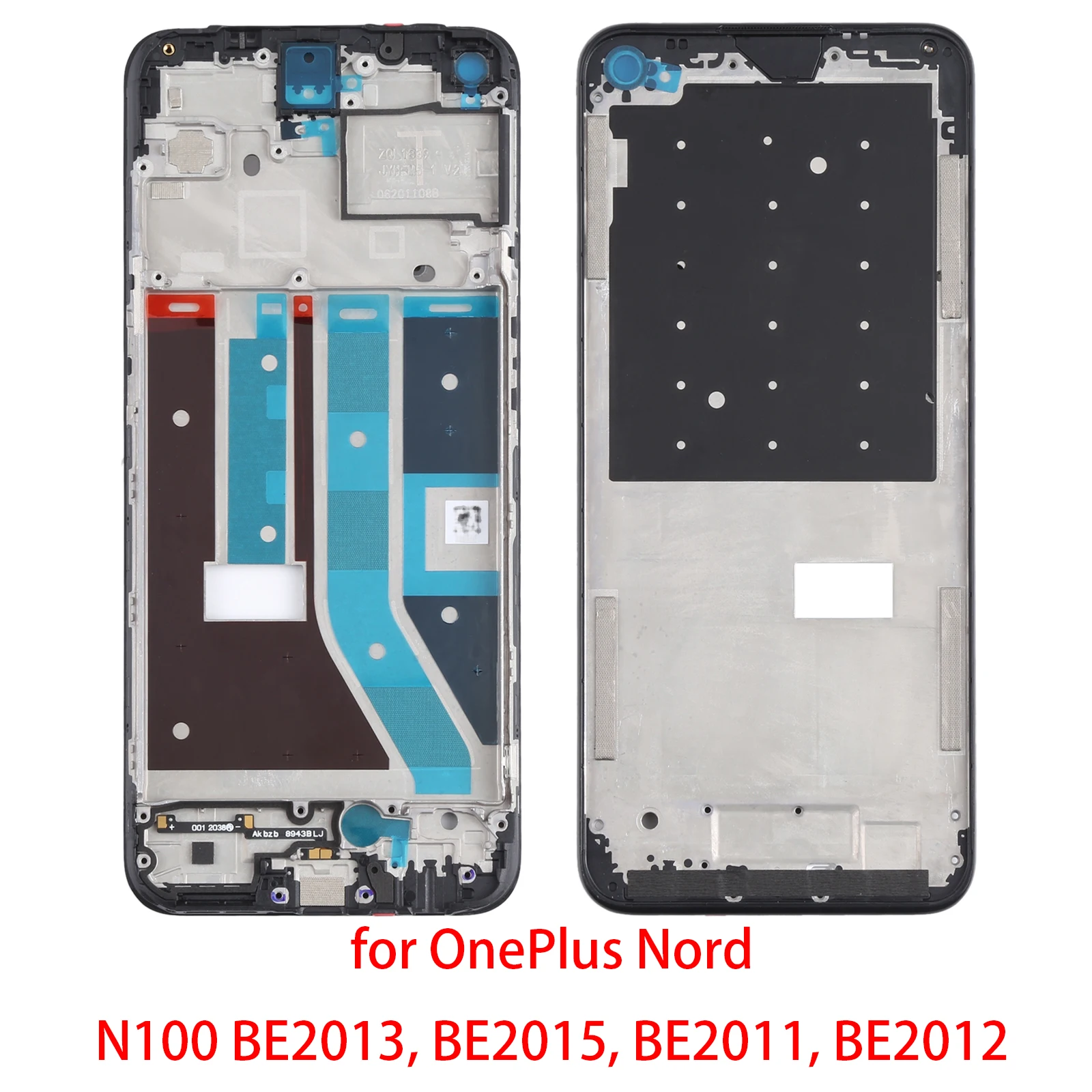 Middle Frame Bezel Plate for OnePlus Nord N100 BE2013, BE2015, BE2011, BE2012