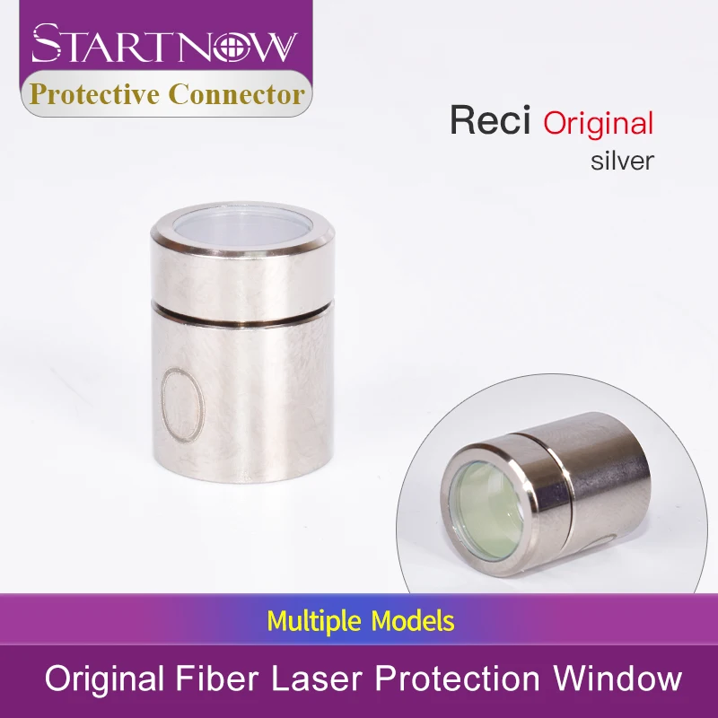 Startnow Original IPG Reci Fiber Laser Source QBH Output Connector Gap 4KW Optic Crystal Protective Lens For 1064nm Cutting Head