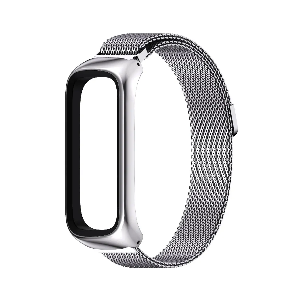 Watch Strap For Samsung Galaxy Fit 2 Metal Stainless Steel Magnetic Bracelet Replacement Correa Wrist Band for Galaxy Fit 2