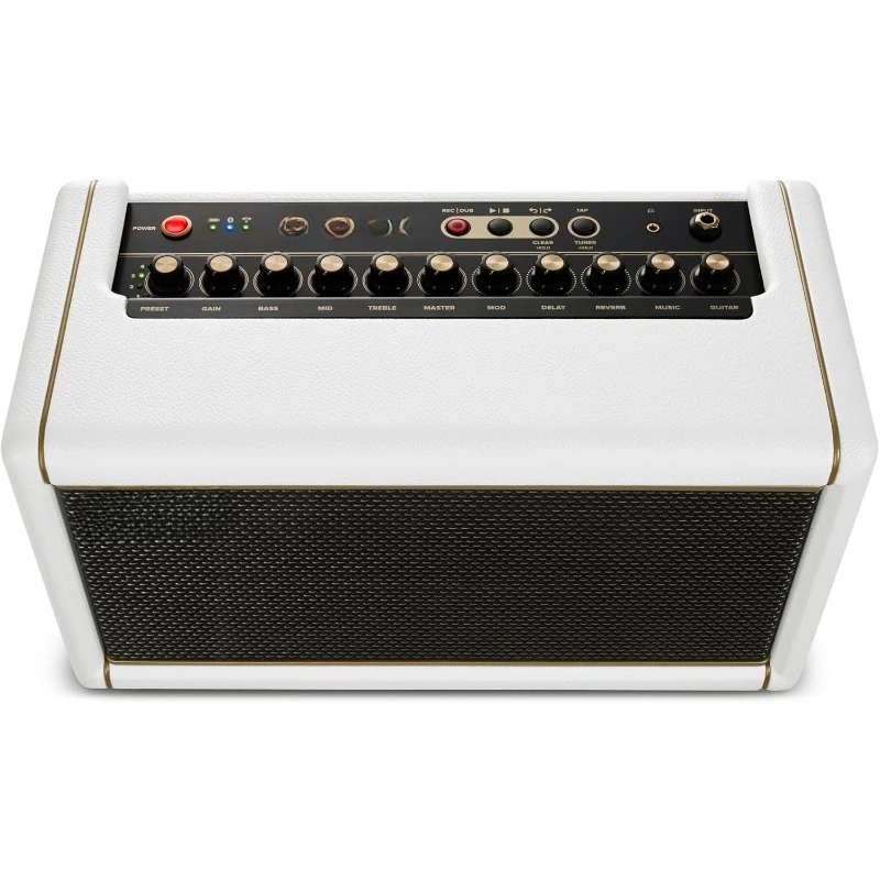 50W Smart Guitar Practice Amp & Bluetooth Speaker with Built-in Looper, AI Features & Smart App for Electric