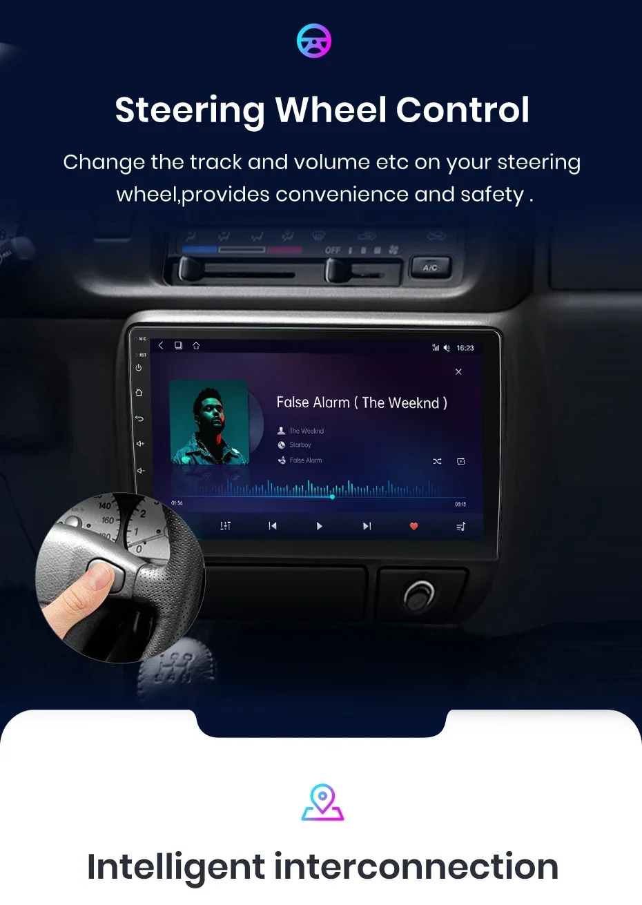 Autoradio Android 15 Per Suzuki Jimny 1998-2004 – Schermo 9 Pollici, Wireless CarPlay E Android Auto