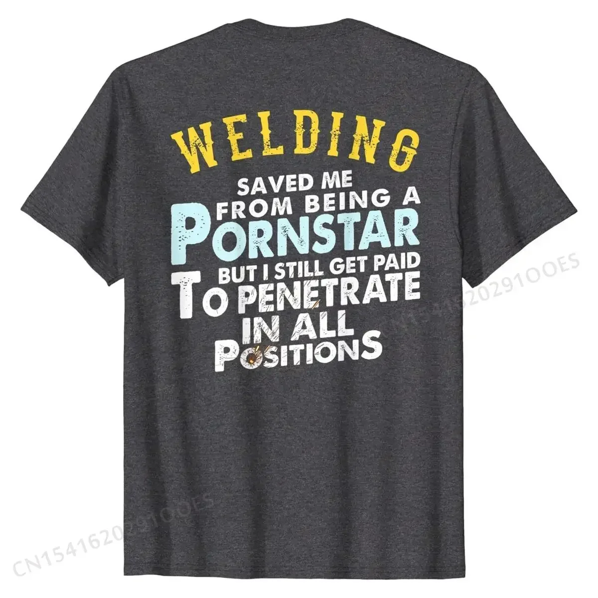 Funny Welding Gift for Proud Welder Print T-shirt 100% Cotton Casual Top Shirt Cute for Men High Quality Fashion