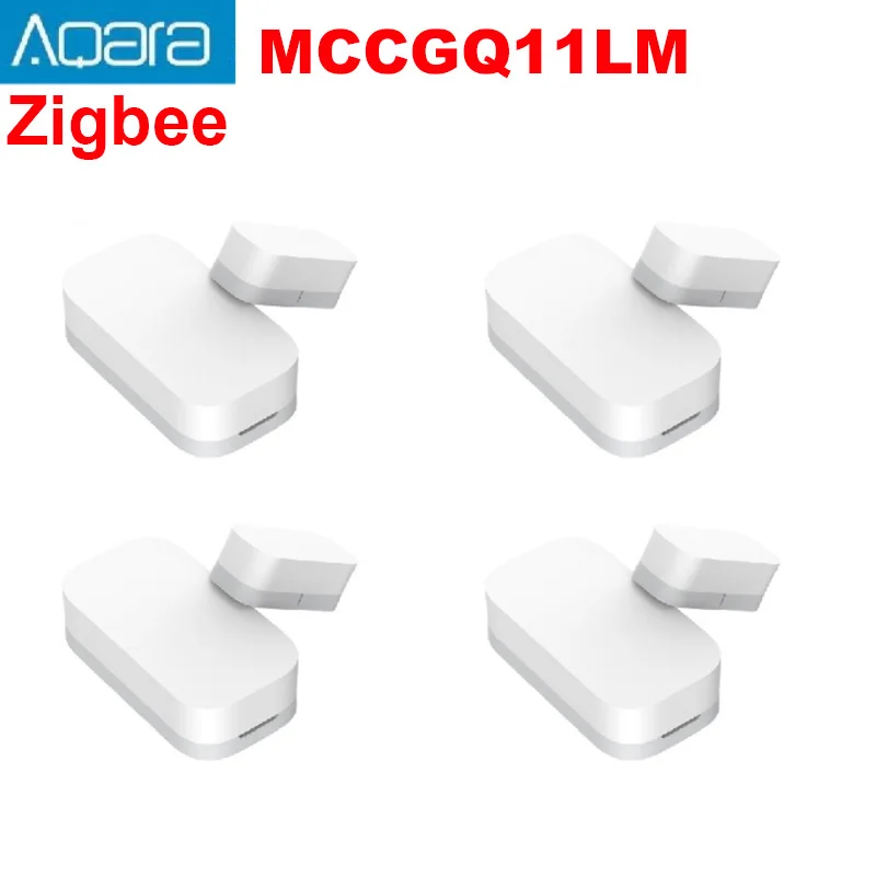 Aqara Zigbee Sensor de ventana de puerta conexión inalámbrica Mini Sensor inteligente funciona con la aplicación Mi Home (región de China) para