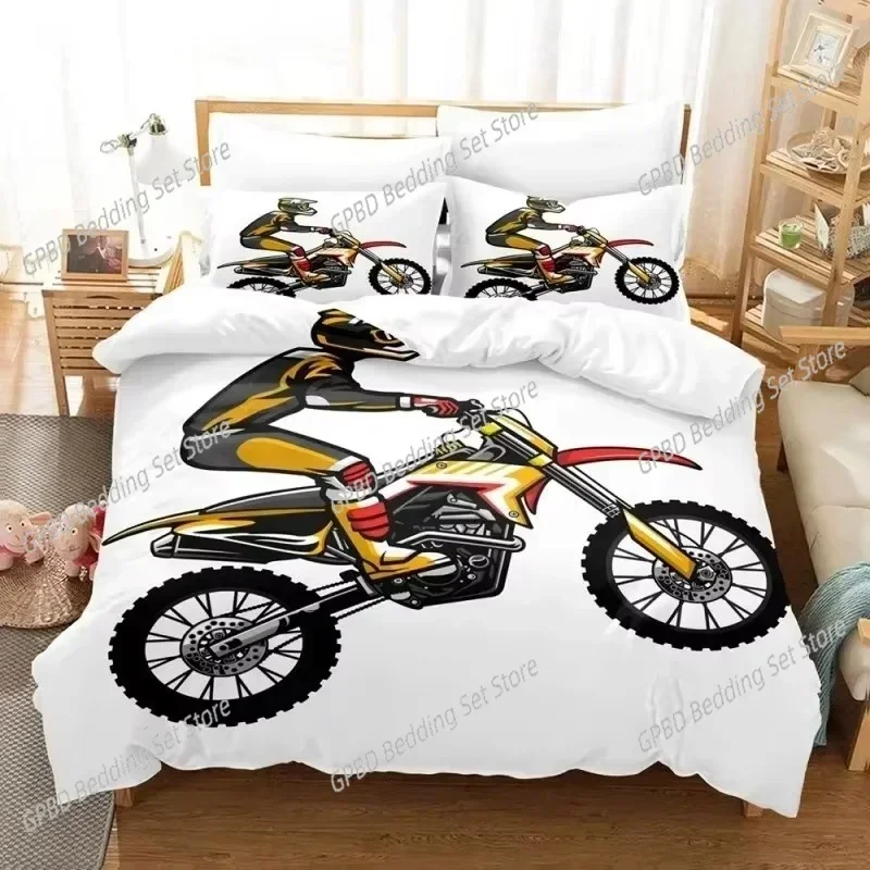 3D Print  Red Racing Car F1 Game Racer Comfortable Duvet Cover Pillowcase Bedding Set Children Bedroom Decoration Home Textile