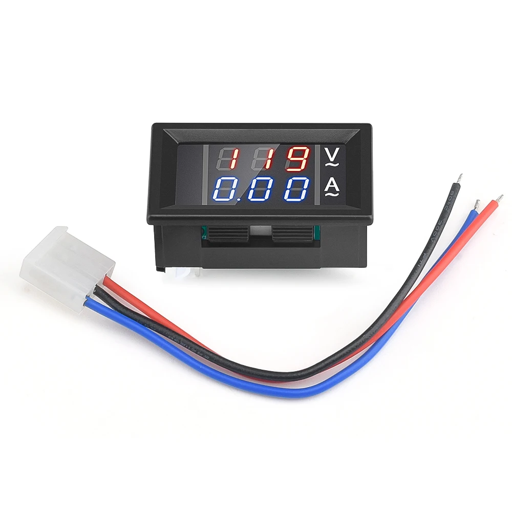 DC120V Current Voltmeter 10A 50A 100A Three-wire Digital Voltmeter Ammeter