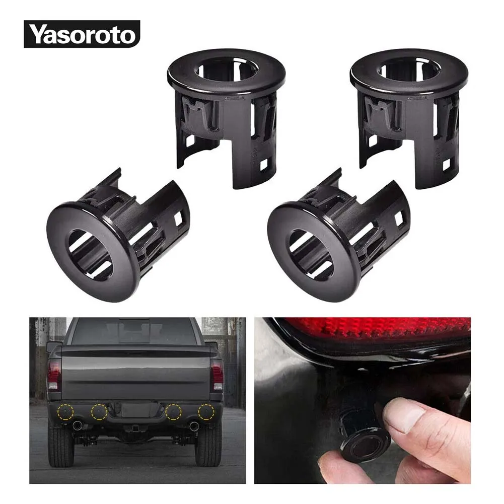 Plastic Front Rear Bumper Parking Distance Sensor Bezel  For Dodge Ram 1500  2014-2018 1500 Classic 5LS52TZZAA 5LS53TZZAA 5LS54