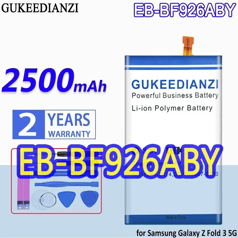 

Аккумулятор GUKEEDIANZI большой емкости EB-BF926ABY EB-BF927ABY 2500 мАч/2700 мАч для Samsung Galaxy Z Fold 3 Fold3 5G