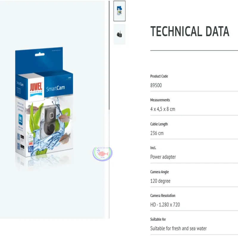 JUWEL fish tank water monitoring camera, Aquarium wireless wifi remote monitoring equipment