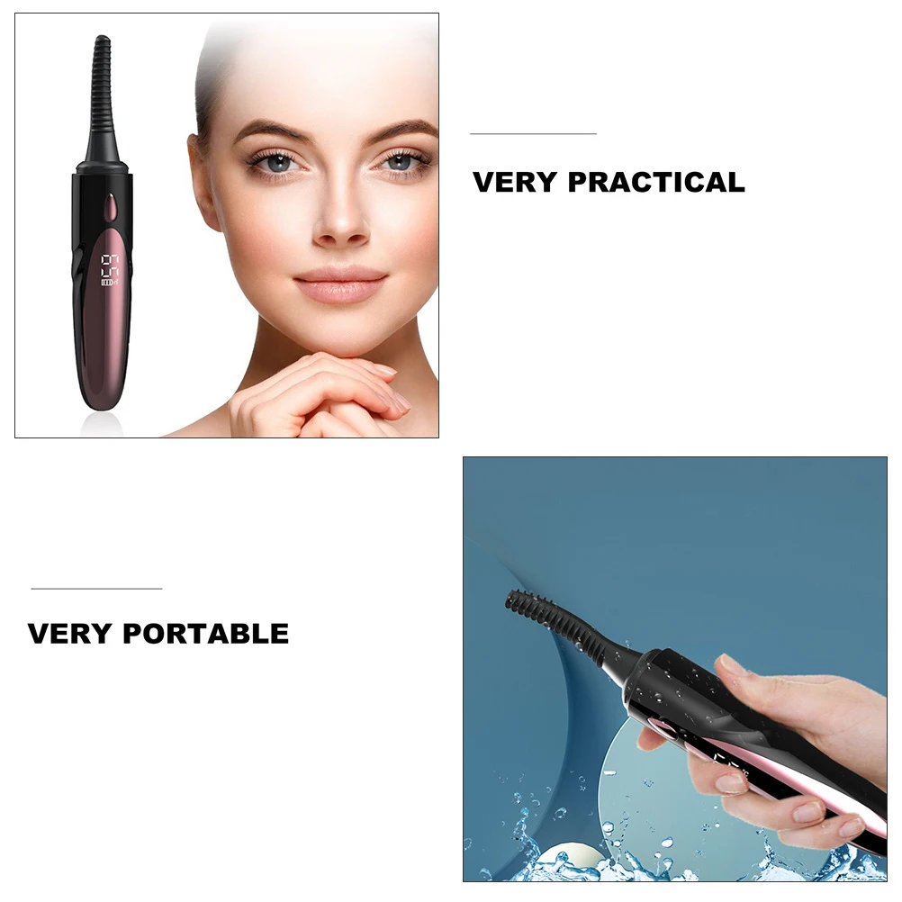 

Electric Eyelash Curler Professional Beauty Tool Lightweight Portable Makeup Accessories Rechargeable Curving Effect