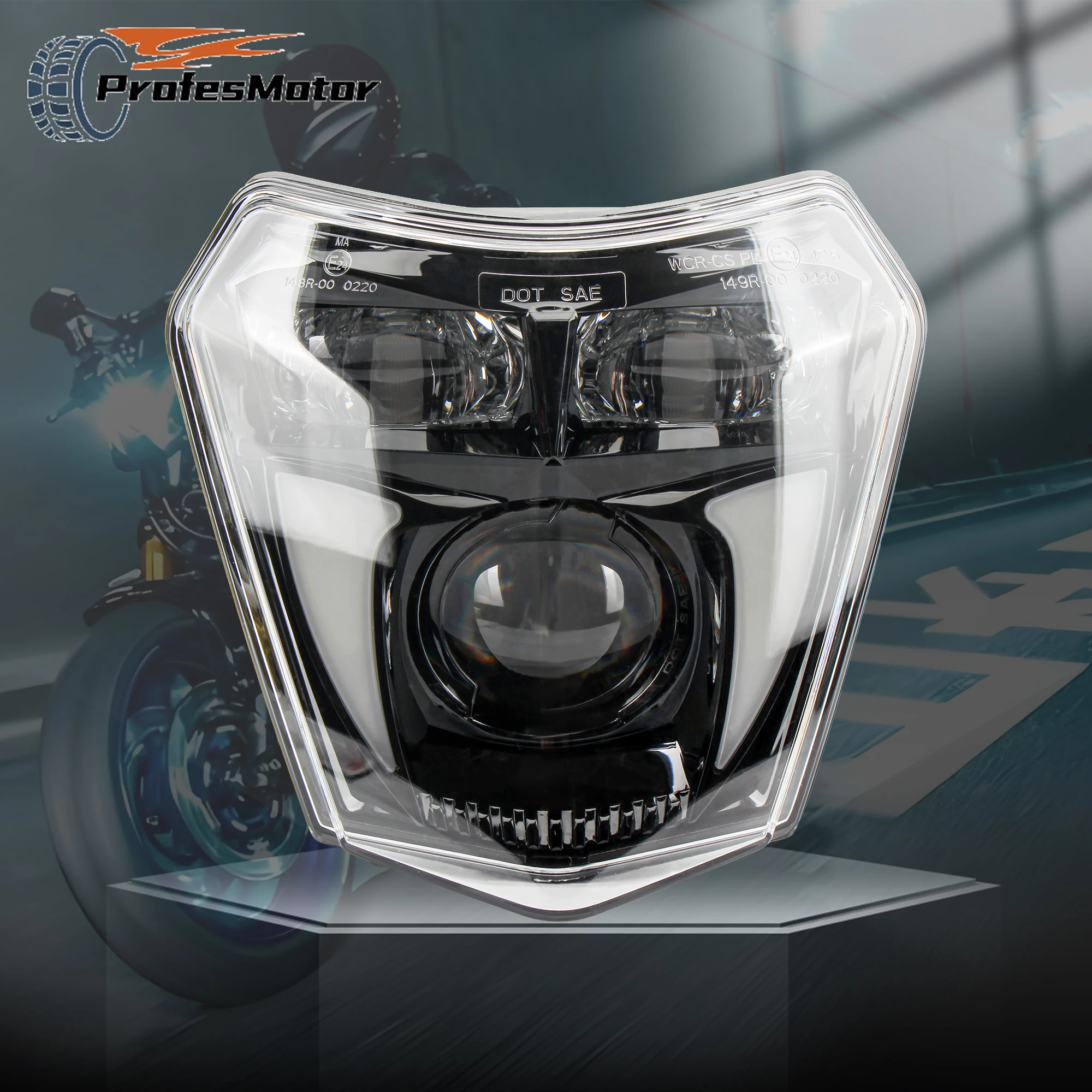 

Enduro Motorcycle LED Headlight Wick For KTM 125 150 200 250 300 350 450 500 EXC EXC-F XC-W XCF-W 2019 to 2024 Dirt Bike Parts
