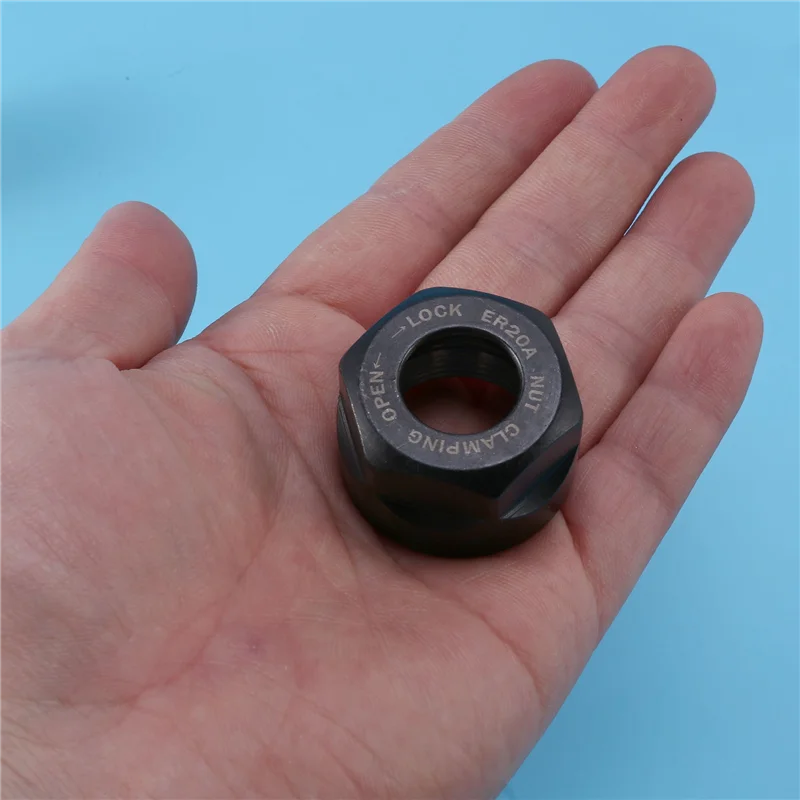 A71P 6X ER20 น็อตยึดคอลเล็ตสำหรับเครื่องกลึง CNC