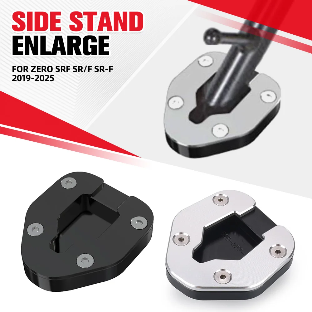 

2024 2025 For Zero SRF SR/F SR-F 2019 2020 2021 2022 2023 Motorcycle CNC Foot Side Stand Pad Support Plate Kickstand Extension