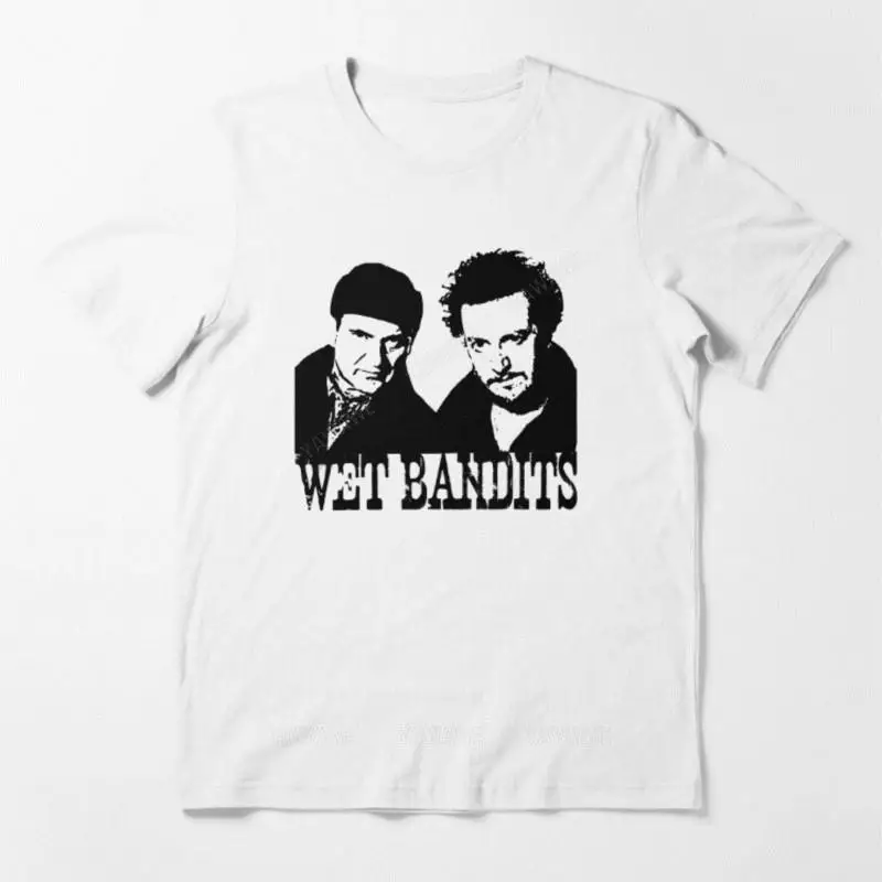 Beach tee shirt fashion print tees Home Alone Wet Bandits Essential T Shirt unisex t shirts teenager casual tops short sleeve