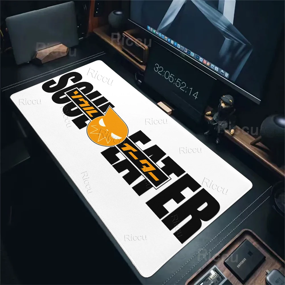 Extended S-Soul Eater Mouse Pads Office Gaming Accessories Desk Mats Computer Keyboards Anti-Slip Rubber Stitched Edge Tablemats