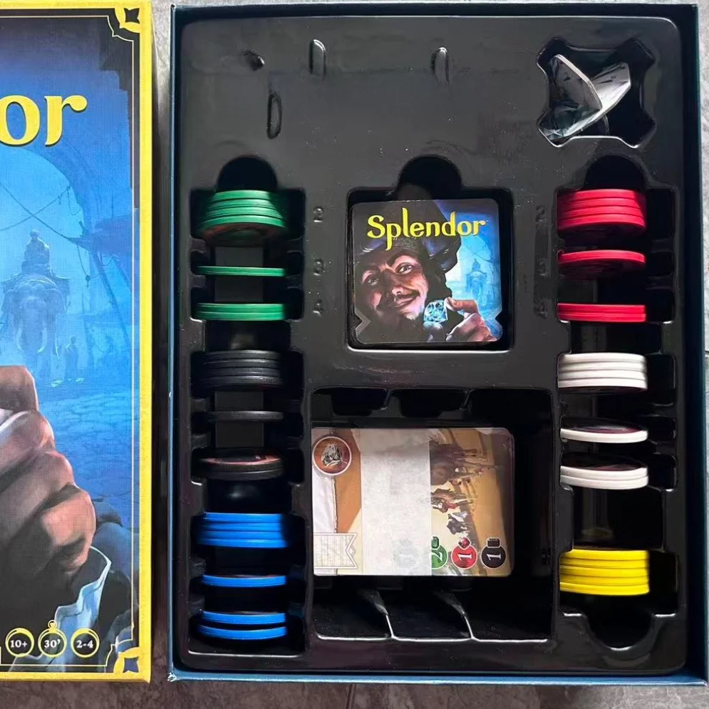 英語版-splendor-ジェムマーチャント-カードゲーム拡張版-シルクロード-ゲームボード-カードプレイングカード-テーブルトップゲームカード