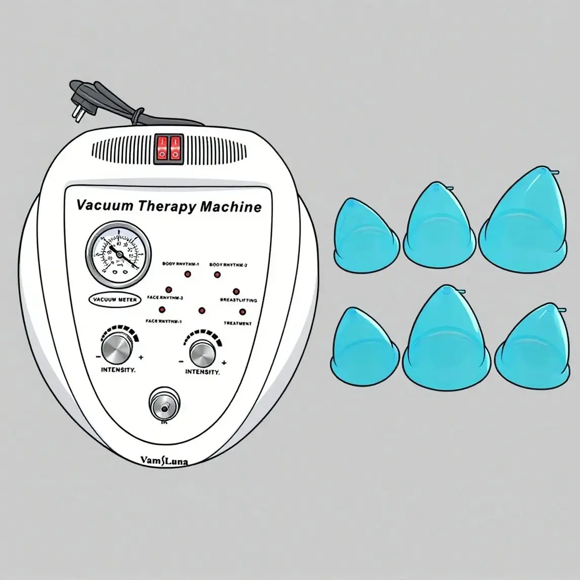 

Система вакуумной терапии — неинвазивное устройство для увеличения груди и подтяжки ягодиц — медицинский массажер для груди и ягодиц