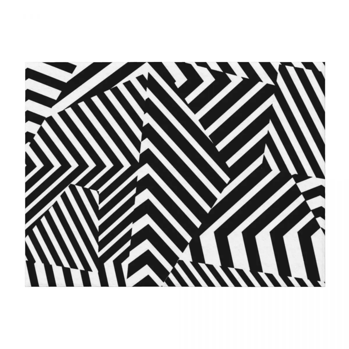 

Dazzle Camouflage Throw Blanket Softest Luxury Thicken Retros wednesday Blankets