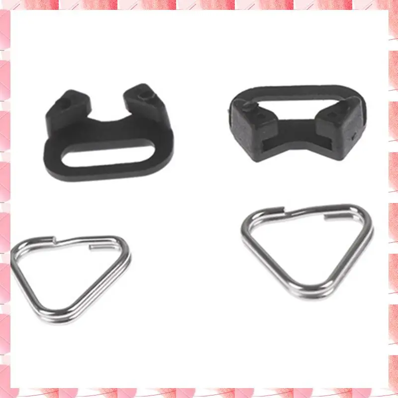 JAJA 4 PCS Camera Strap Buckle Split Triangle Ring Replacement Durable Belt Hook For Digital Camera Shoulder Straps