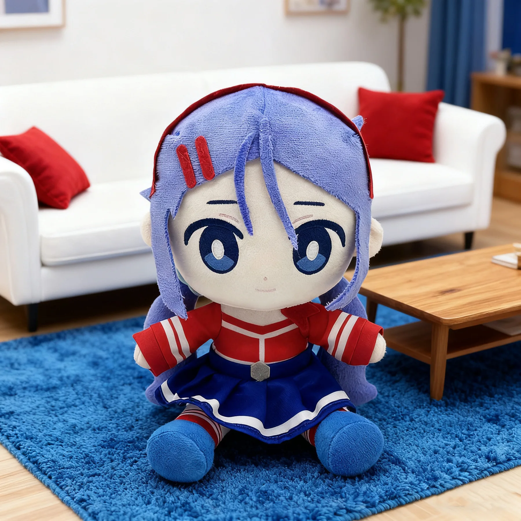 

20/40cm Anime Doujin Miside Cappie Plush Doll FUMO Sitting Posture Doll Cute Figure Mita Mila Cosplay Dress Up Toy Girl Gifts