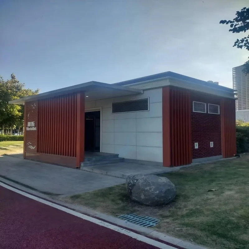 Customized Classy Integrated Outdoor Public Portable Toilet Environmentally Friendly Mobile Bathing Spot Made Durable Container