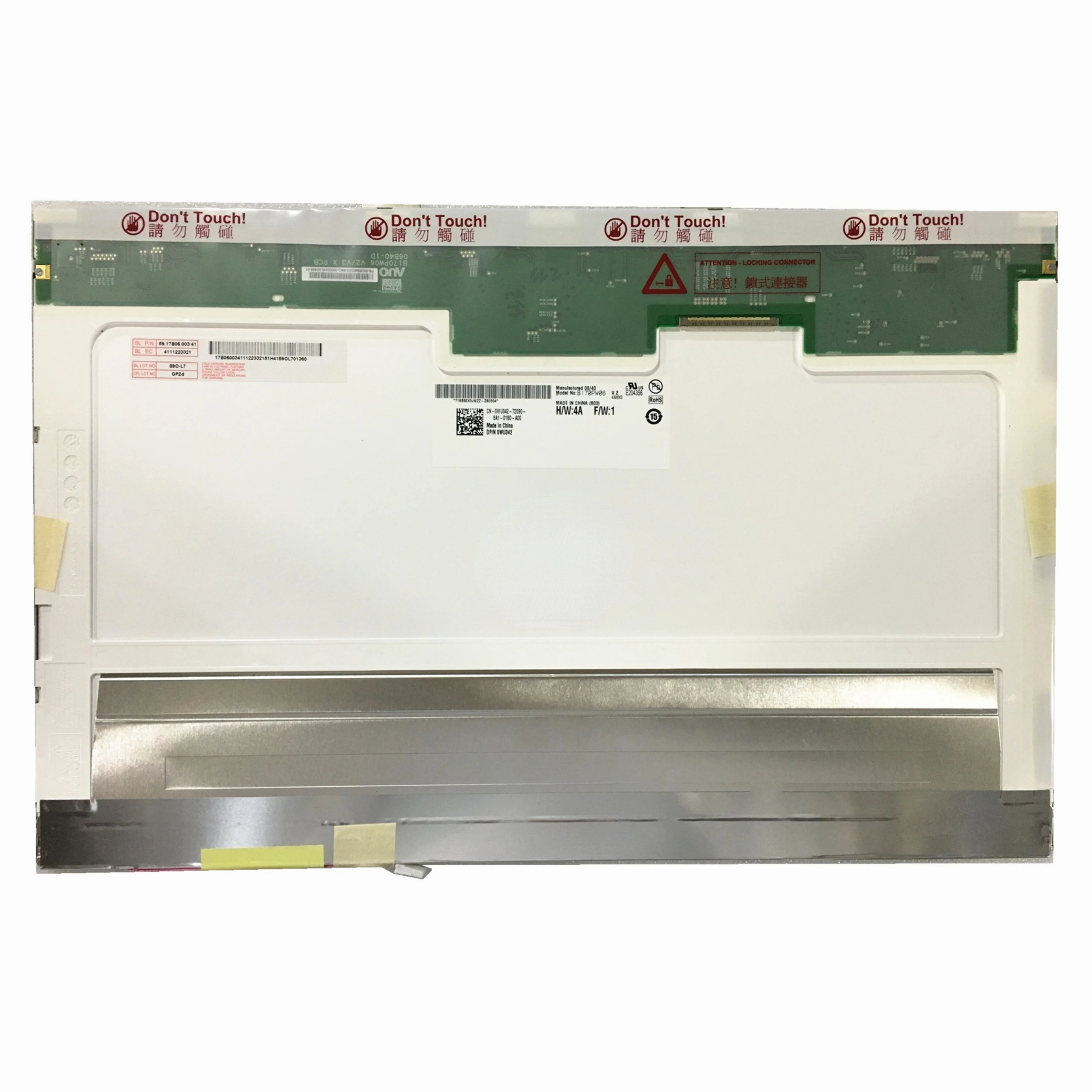 

B170PW06 V.2 B170PW03 B170PW01 V.1 V.0 LP171WP4 LTN170X2-L02 LTN170BT08 LP171WX2 1440*900 1 CCFL LCD Panel