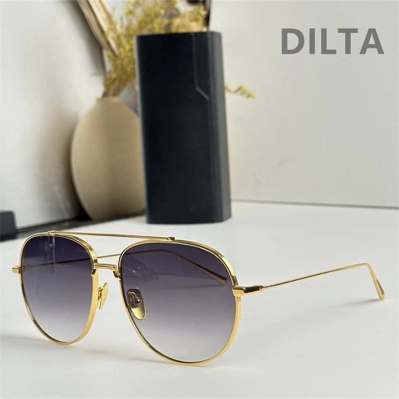 DTS161 High Quality Light Eyewear Metal Alloy Pilot Shades Men  Women Sunglasses High Quality Classic Male Female Sunglasses