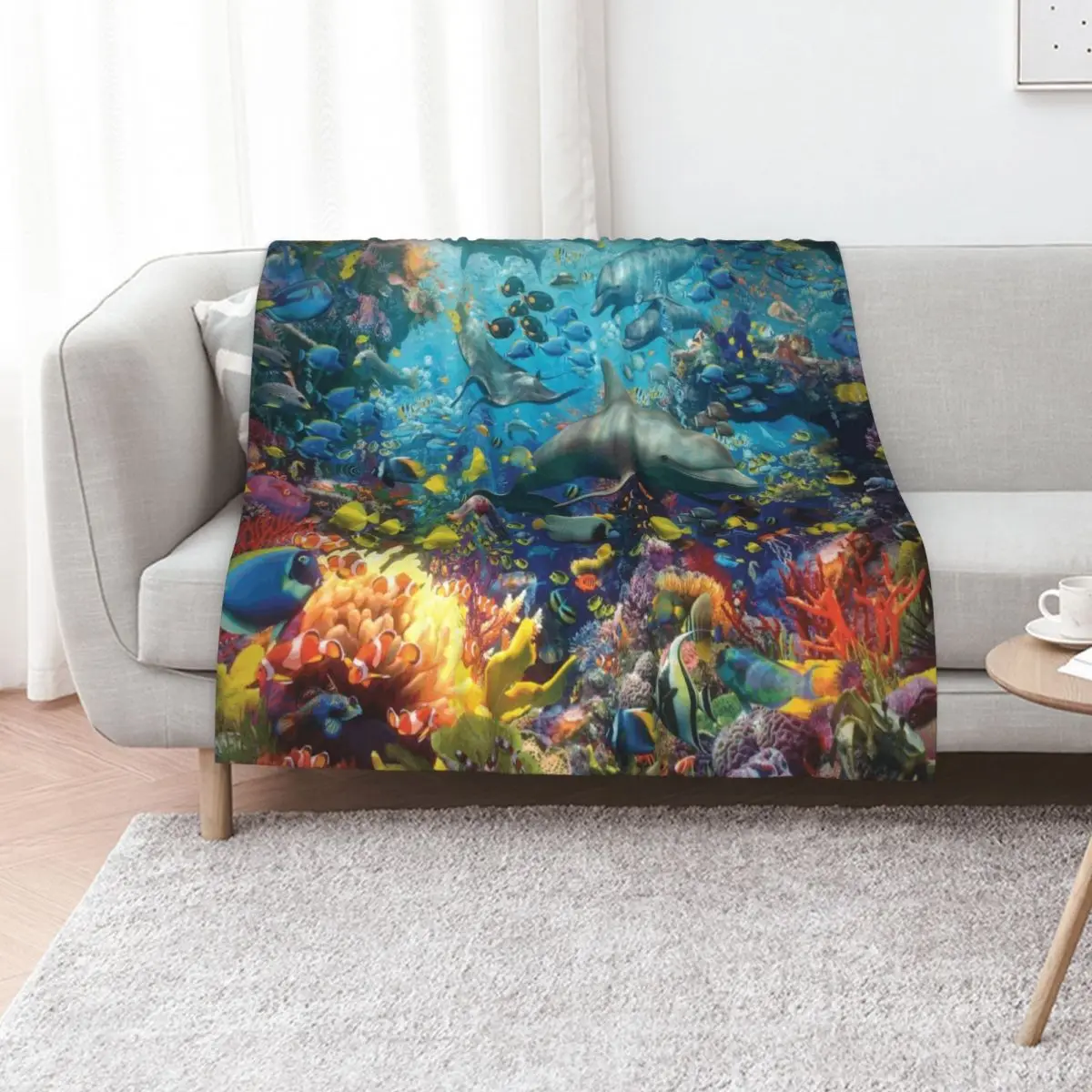 The Red Sea Throw Blanket bed plaid Summer Sleeping Bag manga Heavy Single Blankets
