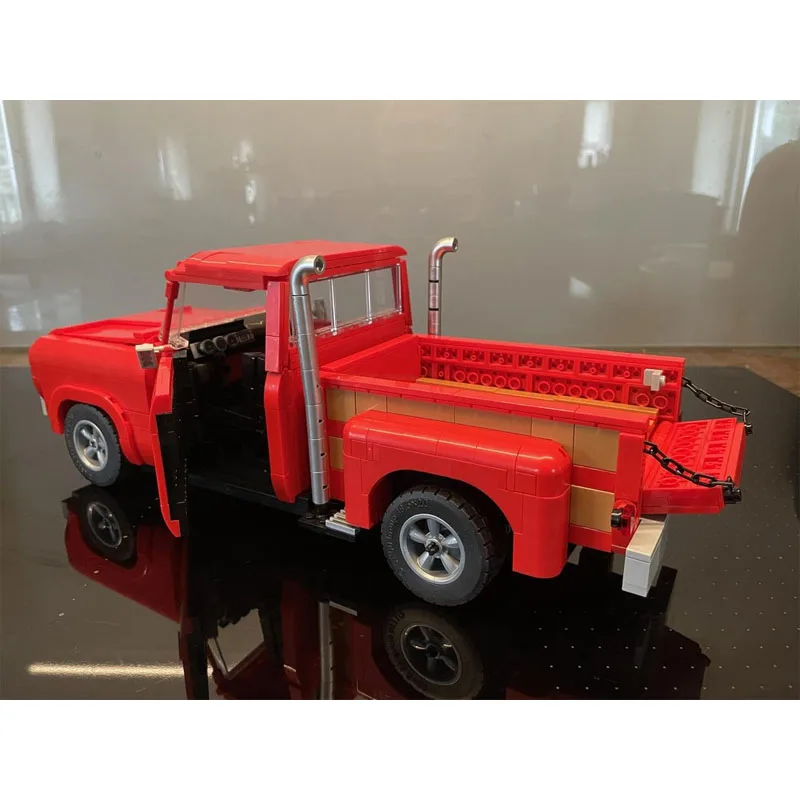 MOC-174123 nouveau modèle de blocs de construction de camion cargo classique, 1559 pièces, cadeau d'anniversaire et de jouet de noël pour enfants garçons