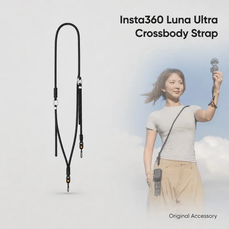 Suitable for Insta360 Luna Ultra Adjustable Crossbody Lanyard Quick Release Strap Accessory