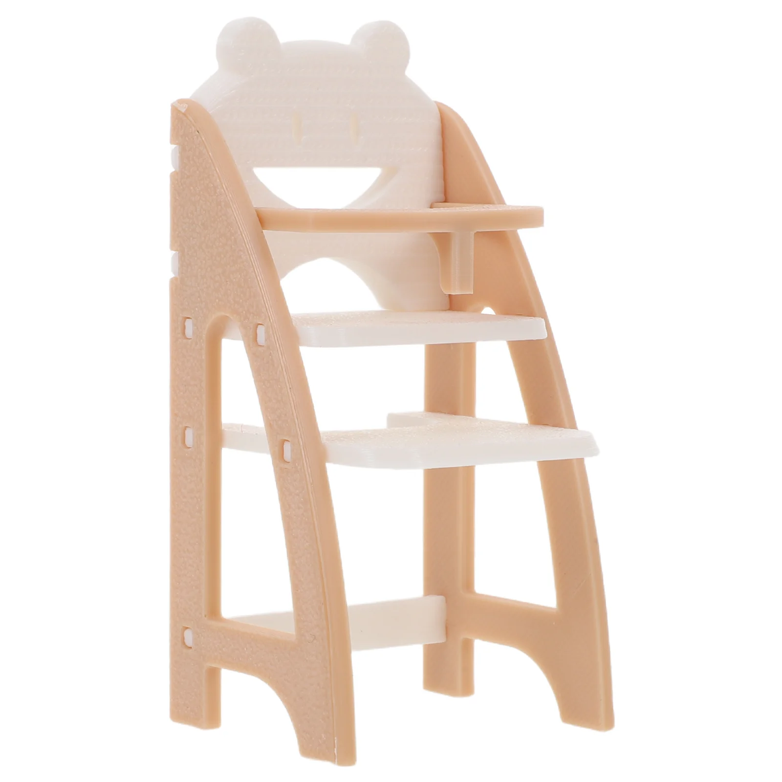 

Miniature Baby High Chair 1:12 Dollhouse Infant Dining Chair Pretend Play Furniture Dollhouse Highchair Accessory
