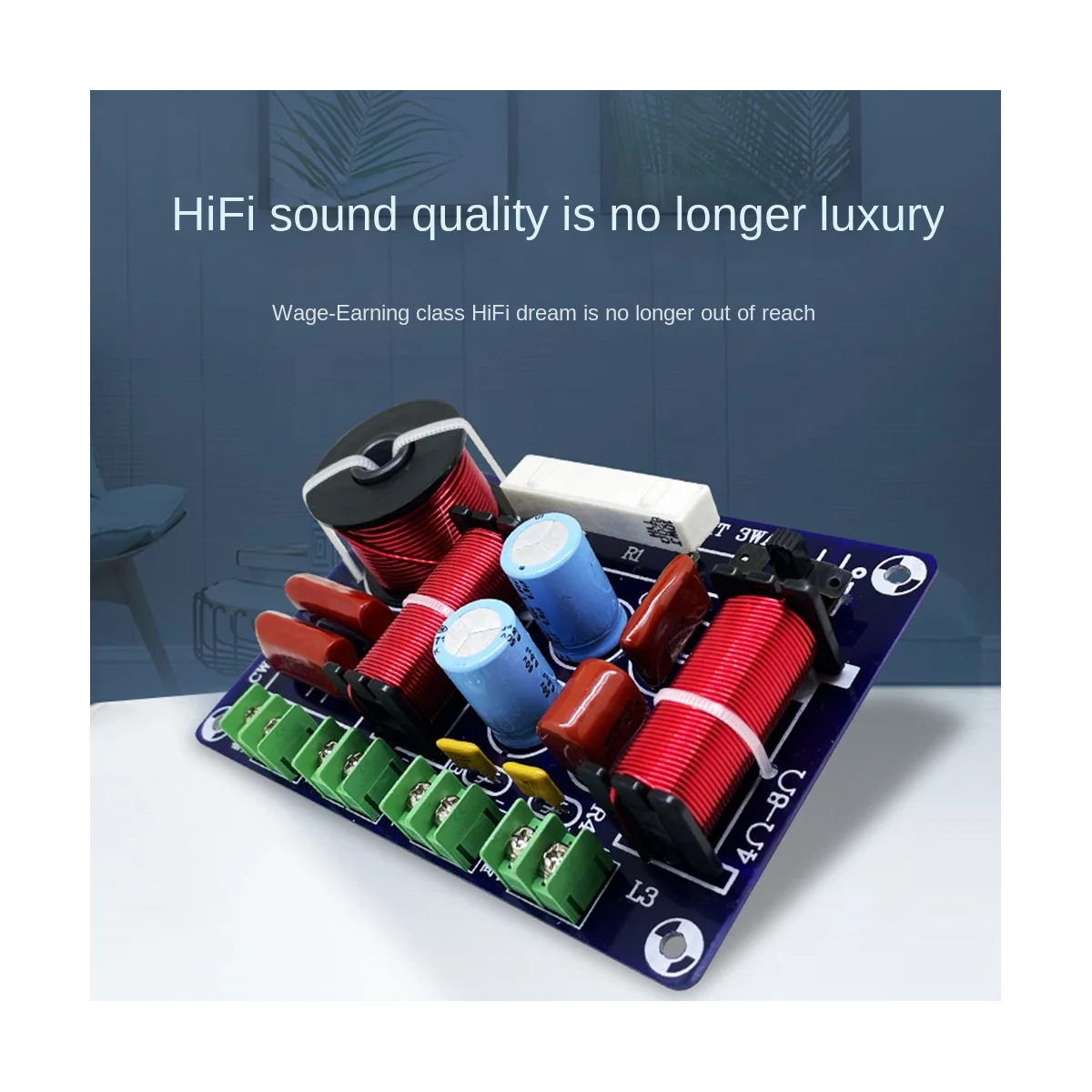 3 Ways HiFi Speaker Frequency Divider HiFi Crossover Filter Distributior DIY Ktv Stage Car Audio Woofer Speaker Filter